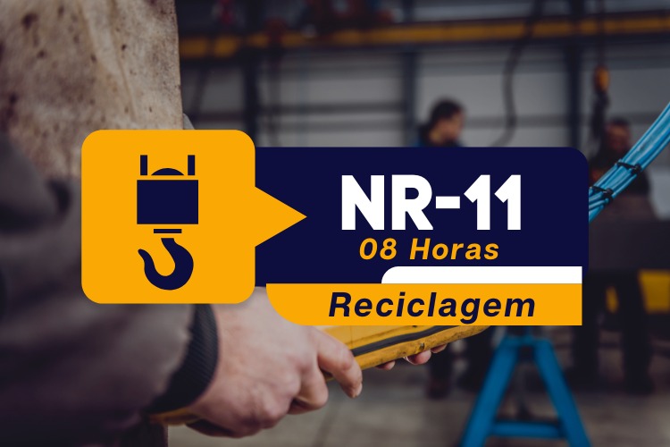 NR 11 – Operação de Ponte Rolante e Talha Elétrica – Teórico Reciclagem – 8 horas