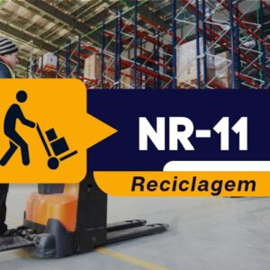 NR 11 – Operação de Paleteira e Transpaleteira Manual – Teórico 4 horas – Reciclagem